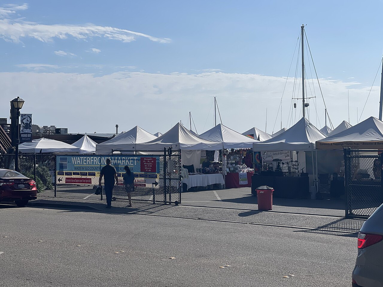 An art and craft fair in Morro Bay, California, in 2023.