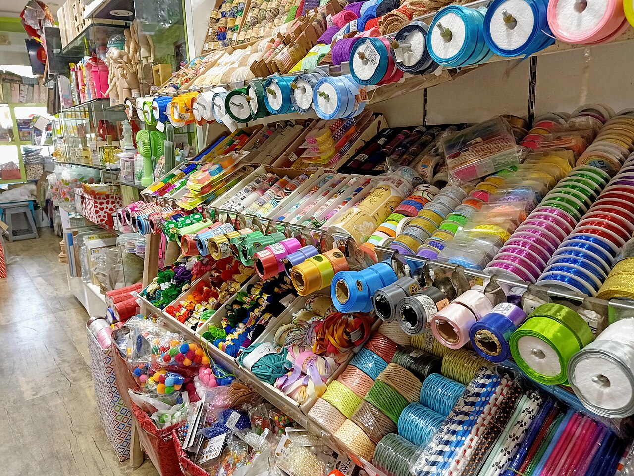 A craft shop in Bhopal, India.