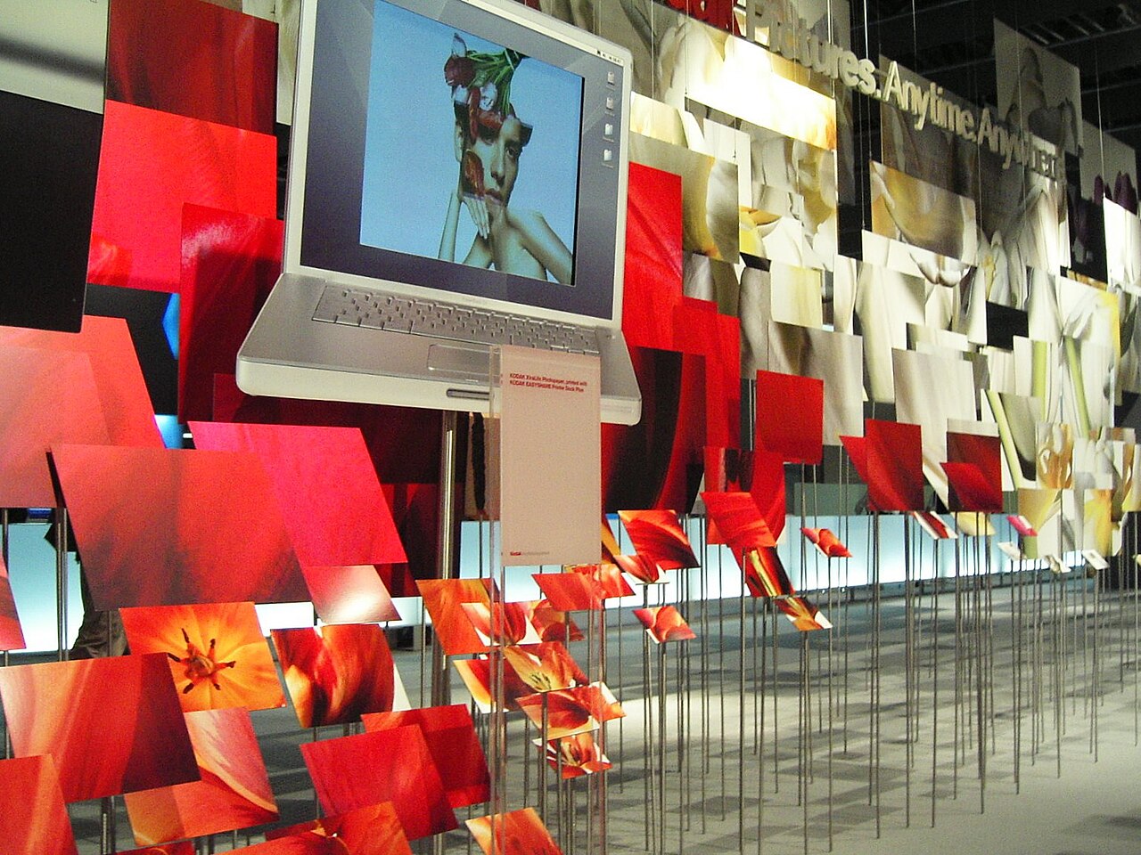Exhibition display design at Photokina in 2004.